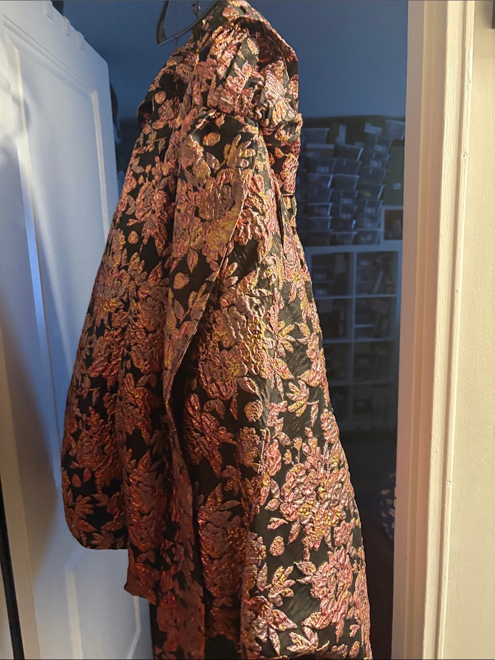 AKIRA Pink Floral Strapless Bubble Dress - Picture 4 of 7
